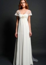 Long High Waist Wedding Dress