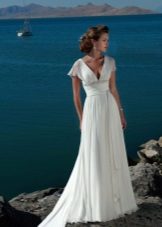Long High Waist Wedding Dress