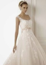 Long High Waist Wedding Dress