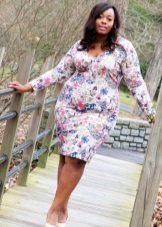 Vestido tubo floral blanco para mujer