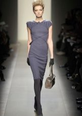 Gray dress with sleeves wings