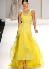 Yellow spring dress