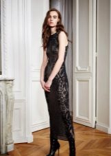 Dress from guipure spring