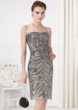 Dress decorated with stones