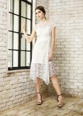 Lace evening dress
