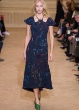 Spring dress with wings sleeve