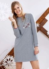 Home knit dress