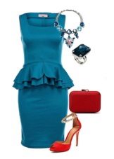 Clothing dress for girls winter color