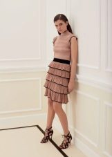 Summer dress with ruffles