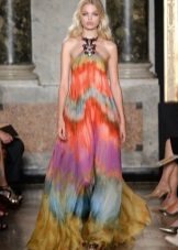 Summer sundress on the floor