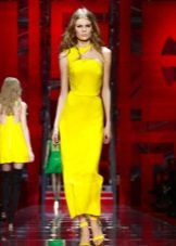 Bright yellow dress