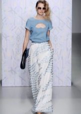 Summer dress from jeans to the floor