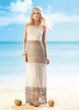 Light boho style knitted dress