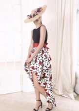 Summer dress hi-low color