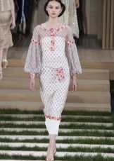 Wide sleeve autumn dress