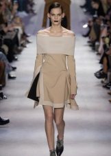 Strapless dress with half sleeves