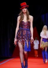 Strapless dress evening short