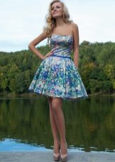 Strapless evening dress from O. Mukha