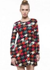 Colored dress crow's feet