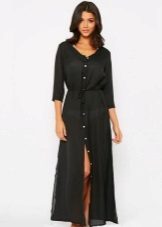 Tři čtvrtiny dlouhé šaty