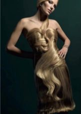 Dress from hair