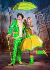 Dress from an adhesive tape magnificent