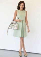 Sandals on a platform sole to a dress on an office party