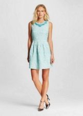 Shoes on a heel to a dress on a corporate party