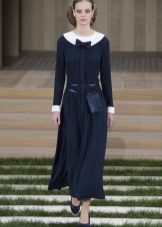 Medium length woolen dress