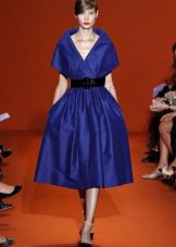 New bow crepe de chine dress