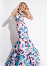 Crepe de Chine mermaid dress