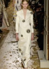 Pea crepe de chine dress