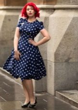 A magnificent dress in the style of the 60s