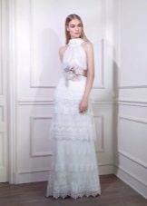 Layered retro dress with american armhole