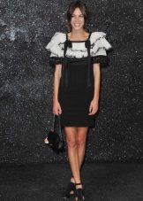 80s wide shouldered short dress