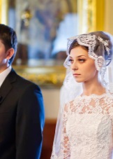 Shawl to a wedding dress