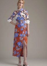 Fitted shirt dress color