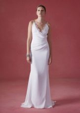 Fitted dress wedding straight