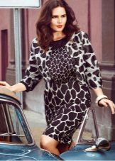 Full print winter dress