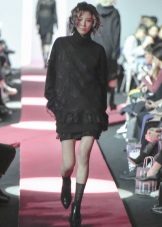 Knitted winter sweater dress