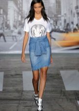 original denim pencil skirt