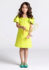 Summer dress for girls with short sleeves