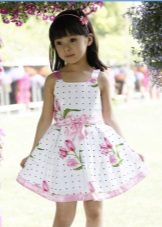 strap dress for girls 3-5 years old