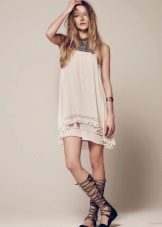 Boho style dress for girls 12-14 years old