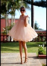 Babydoll High Waist Dress Short For Girl