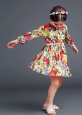 Designer summer dress for a girl