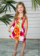 Summer dress for the girl bright