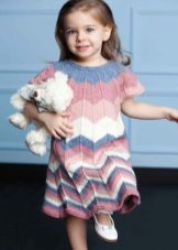 Summer knit dress for girls 5 years