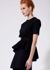 black footwear dress