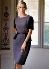 combination tweed dress